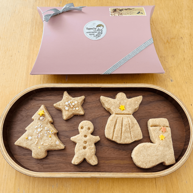 【クリスマス限定】 クリスマスショートブレッド 5個 箱入り