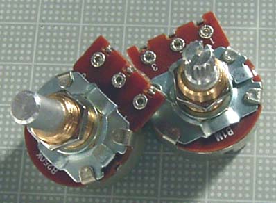 【ギター用ボリューム】Bourns社製　24mm GUITAR POT