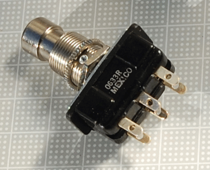 【フットスイッチ】CARLING/316PP　FOOT　SWITCH(DPDT)