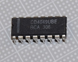 【オペアンプ】CD4049UBE:RCA社製