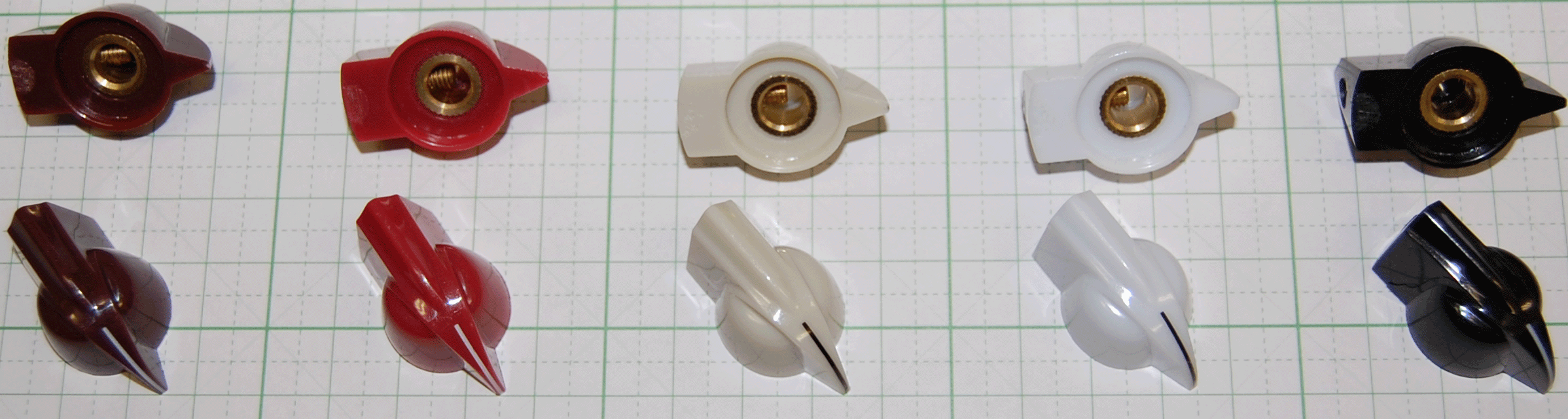 【ノブ】チキンヘッドクラシカルタイプ：6.35mm（インチタイプ)　
