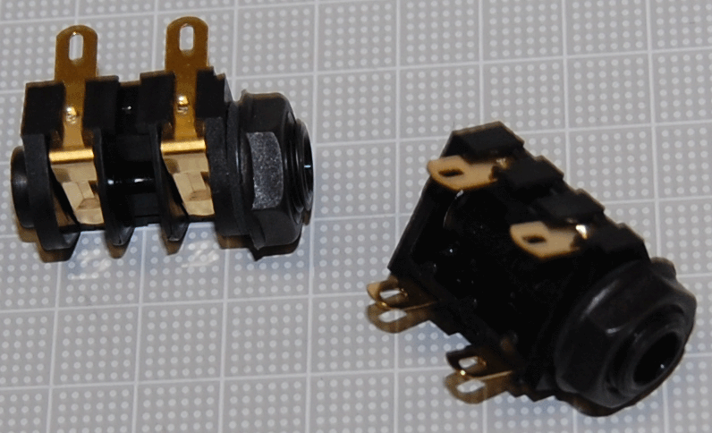 【ジャック】CLIFF：MONO（スイッチ付）金メッキ