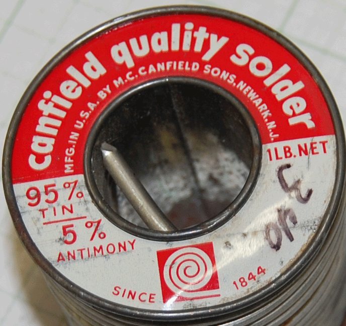 【CANFIELD】ヴィンテージはんだ 50cm単位切り売り