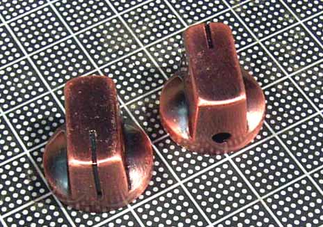 【ノブ】スタンダード：6.35mm（インチタイプ)　ブロンズ風