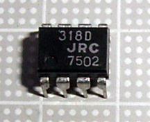 【オペアンプ】JRC318D：JRC 新日本無線(NJM)/艶あり