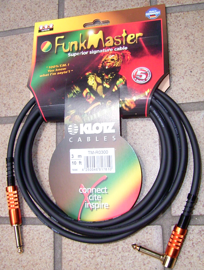 【Ｆｕｎｋ　Ｍａｓｔｅｒ （ファンク　マスター）T.M.スティーブンス/Ｔ．Ｍ　Ｓtevens　Signature Cable】 3m（S‐A)