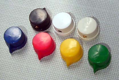 【ノブ】インチタイプ（6.35mm)：ねじ固定式　kn-ｓｔｙｌｅ　カラー各種