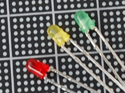【発光ダイオード】3mm：Red・yellow・green.orange