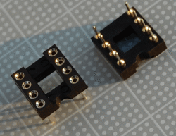 【オペアンプ】8PIN ソケット（ゴールド・コンタクト：高信頼）