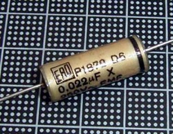 【ペーパー】ERO: Paper Capacitor vintage P1872  0.022μ/630V