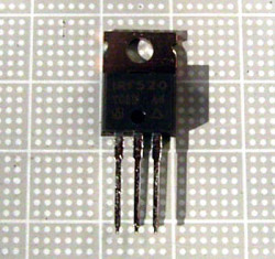 【シリコン】IRF520：VISHAY社製 MOSFET