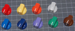 【ノブ】スタンダード：6.35mm（インチタイプ)　カラー各種