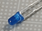 【発光ダイオード】3mm：青