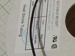 【ワイヤー・ケーブル】 Qualtek ：Heat Shrink Tubing & Sleeves 3/64 （シュリンク）