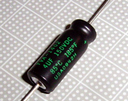 【WAH CAPACITOR】Sprague　ATOM：4μ/150V　