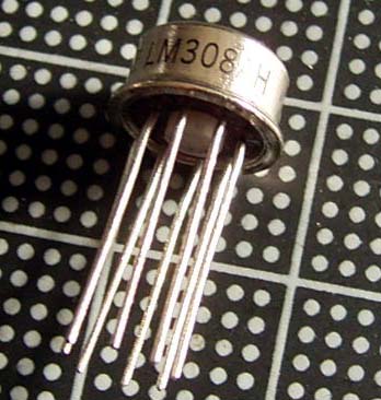 【オペアンプ】LM-308AH:ナショナルセミコンダクター社製（メタル缶）