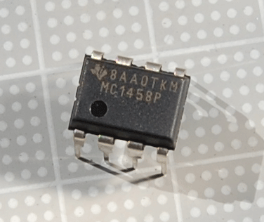 【オペアンプ】MC1458P：Texsas Instruments