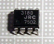 【オペアンプ】JRC318D：JRC 新日本無線(NJM)/艶あり