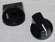 【ノブ】スタンダード：6.35mm（インチタイプ)　黒