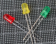 【発光ダイオード】5mm：Red・yellow・green