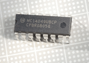 【オペアンプ】MC14049UBCP：ON Semiconductor