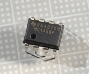【オペアンプ】MC1458P：Texsas Instruments
