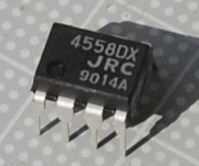 【オペアンプ】NJM4558DX：JRC 新日本無線(5個/1セット）