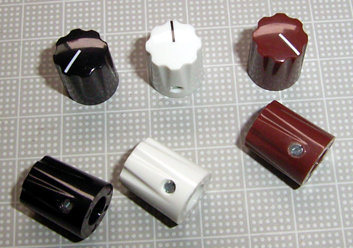 【ノブ】小型1/4”インチ（6.35mm)シャフトタイプ