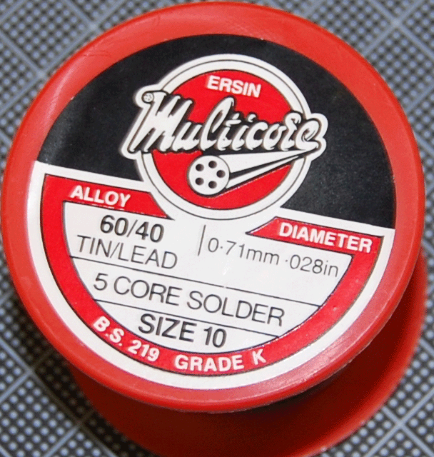 【Multicore】5　CORE SOLDER 1m単位切り売り