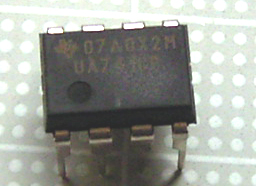 【オペアンプ】UA741：TEXUS INSTRUMENTS
