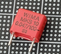 【フィルム】WIMA　ボックス型フィルム　ＭＫＳ-10 0.047μ/100V