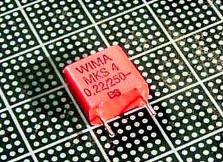 【WAH CAPACITOR】Wima：0.22μ　250V