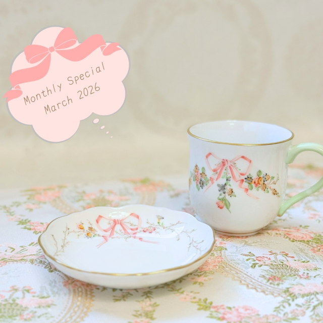 ☆ Monthly Special 2 ☆ EDEN桜ピンク マグ&小皿セット