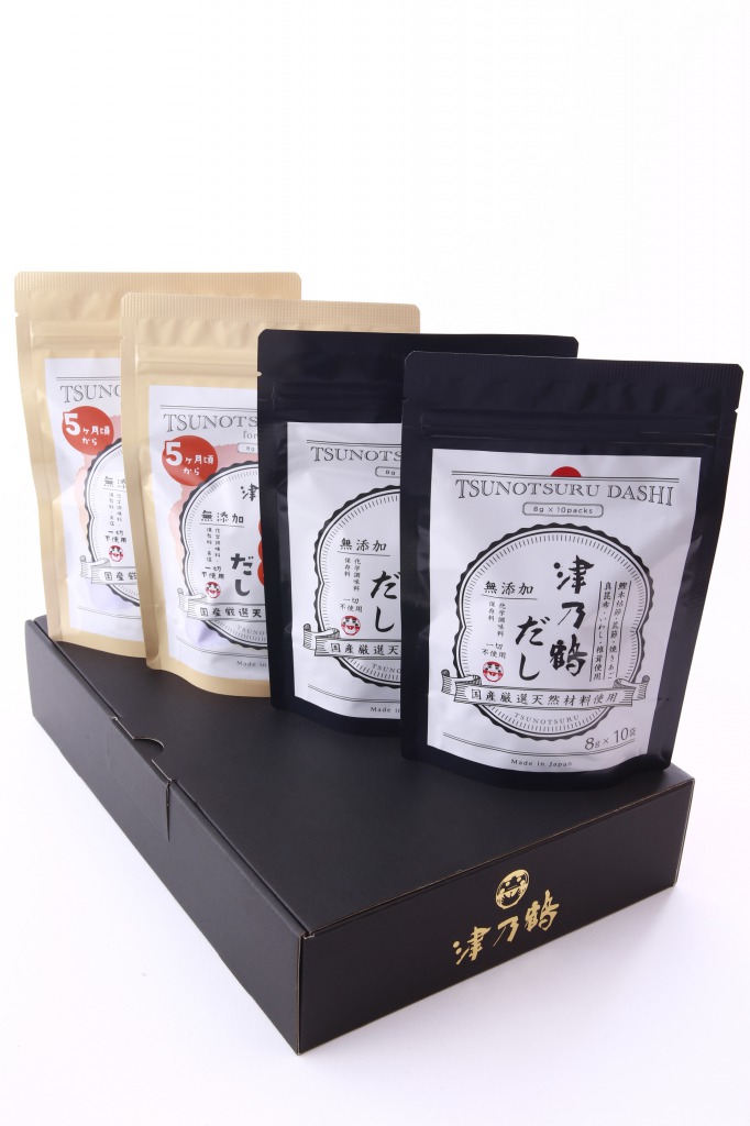 津乃鶴だし2袋+離乳食だし2袋ギフトセット