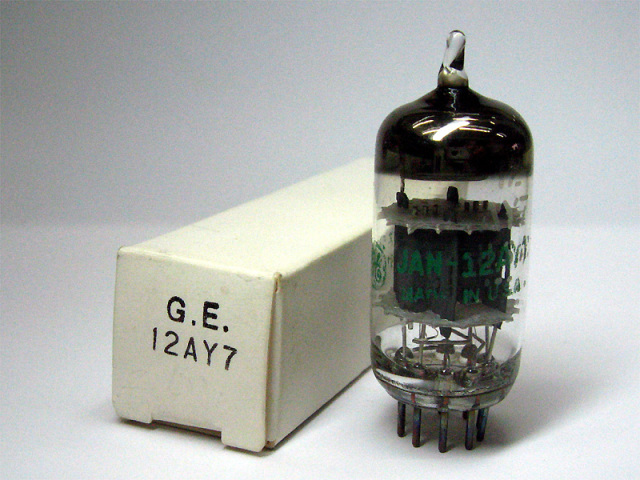 GE JAN 12AY7 TubeWorks