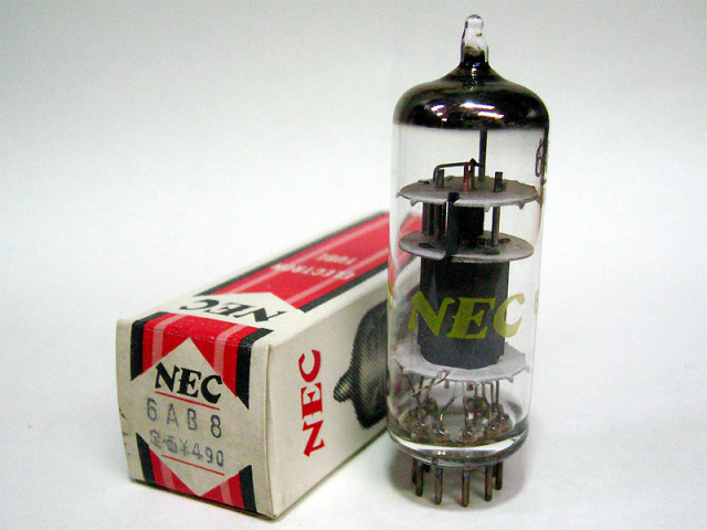 NEC 真空管 6RA8 　赤箱 NEC 真空管 6RA8 赤箱
