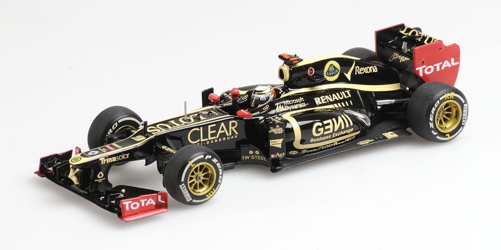 1/43 ロータス ルノー E20 ライコネン アブダビGP優勝 Amazon | PMA ミニチャンプス 1/43 ロータス E20 ルノー №9 2012