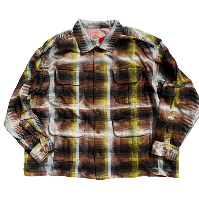 IMPRESTORE,インプレストア,フランネルシャツ,チェックシャツ