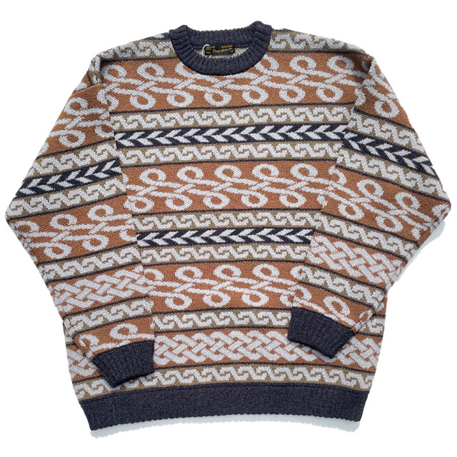 NASNGWAM,ナスングワム,長袖ニット,ニット,ケルティックニット,籠目文様