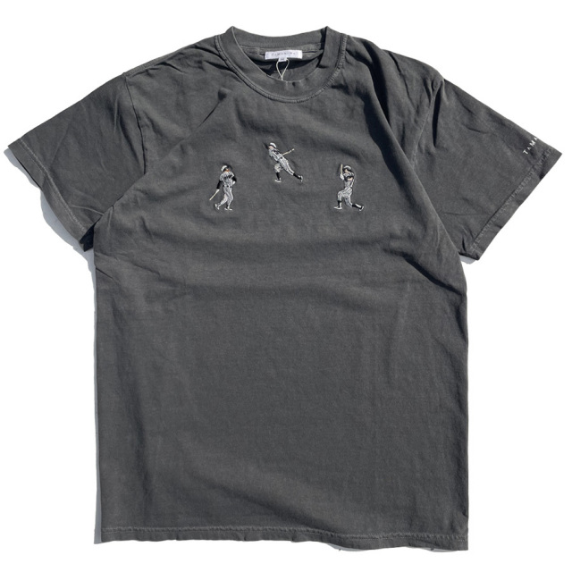 TAMANIWA,タマニワ,半袖Tシャツ,3HOMERUN,ホームラン,野球,刺繍