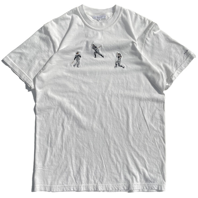 TAMANIWA,タマニワ,半袖Tシャツ,3HOMERUN,ホームラン,野球,刺繍