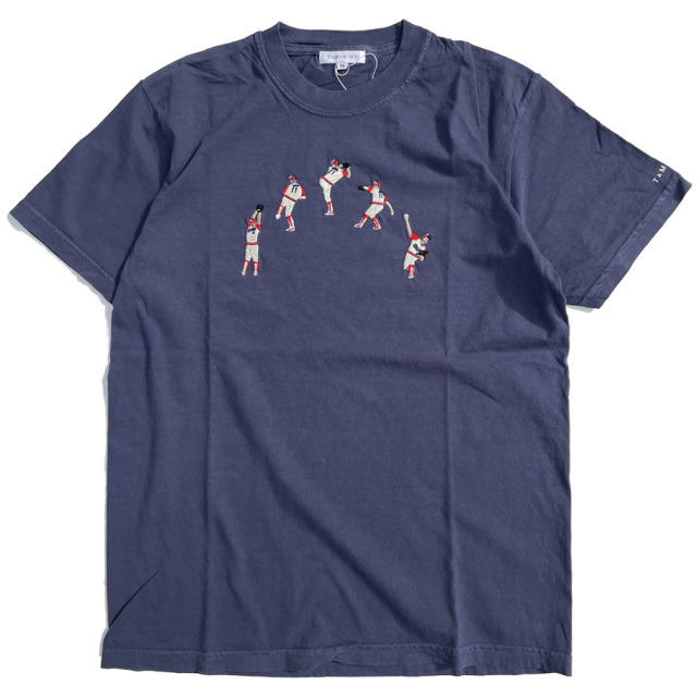 TAMANIWA,タマニワ,半袖Tシャツ,TRNADO,トルネード,野球,刺繍