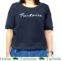 TURTOISE  �������� ��ǥ����� Ⱦµ �������å�Tee/ VIMANA  - DARKHEATHER NAVY  / 12SS