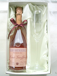 ルネ ジョフロワ ロゼ ハーフ & シャンパングラス