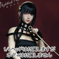 【JKTOYS】K-015 1/6 コスプレ ブラックドレス 1/6スケール 植毛 眼球可動 女性ヘッド&コスチュームセット