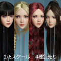 【JKTOYS】K-016 A/B/C/D 1/6 Asian Beauty Head Sculpture Milly2.0 ミリー2.0 1/6スケール 植毛 眼球可動 女性ヘッド