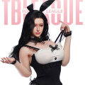 【TBLeague】SR-AD01H バニーガール(ブラック) ペールボディ 高級手作業植毛 眼球可動女性ヘッド付属ドール