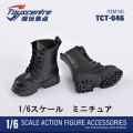 【TOYSCENTRE】TCT-046 Black Female Boots 女性ドール用ブーツ ブラック 1/6スケール 女性用シューズ