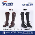 【TOYSCENTRE】TCT-052 A/B Female Flat High Boots 女性ドール用ロングブーツ 1/6スケール 女性用シューズ