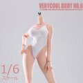 【VeryCool】BODY NO.6 VCD-06 ABC 1/6 Silicone Female Body 1/6スケール シームレス女性ボディ素体 デッサン人形(ヘッドなし)
